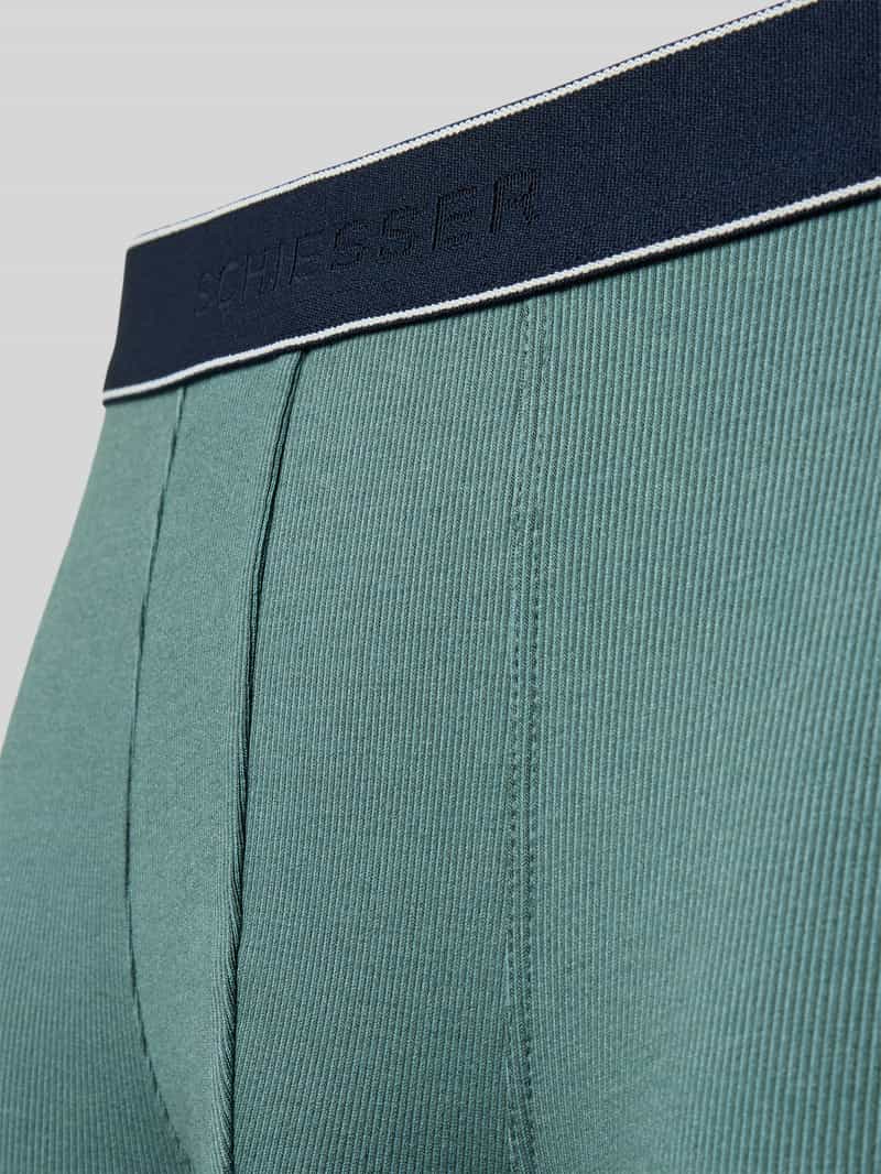 Schiesser Boxershort met elastische band met logo