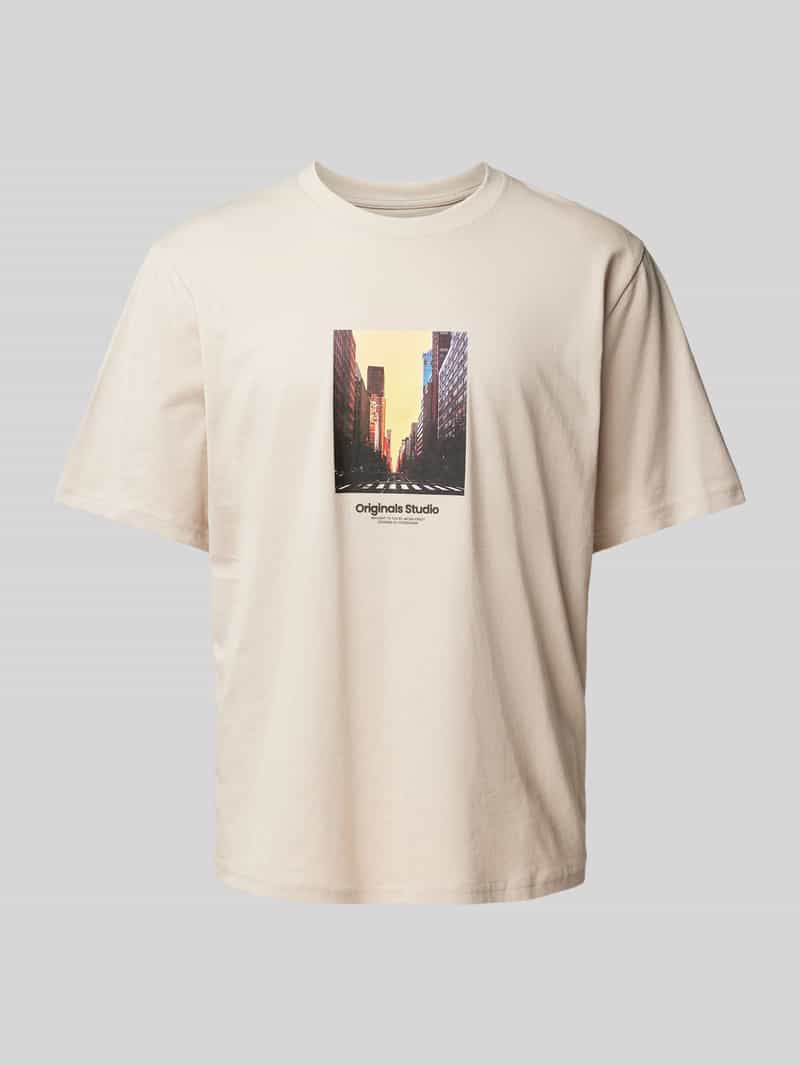 jack & jones T-shirt met motiefprint model 'VESTERBRO'