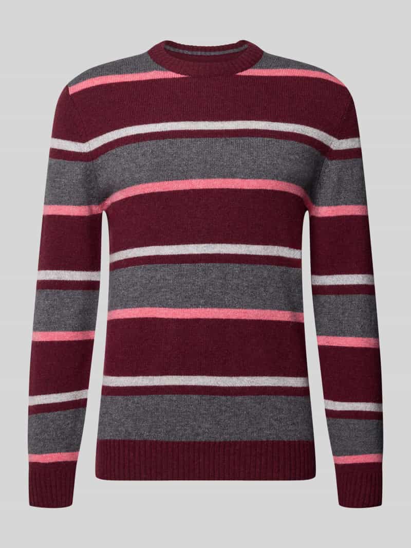 MCNEAL Gebreide pullover van wolmix in all-over look