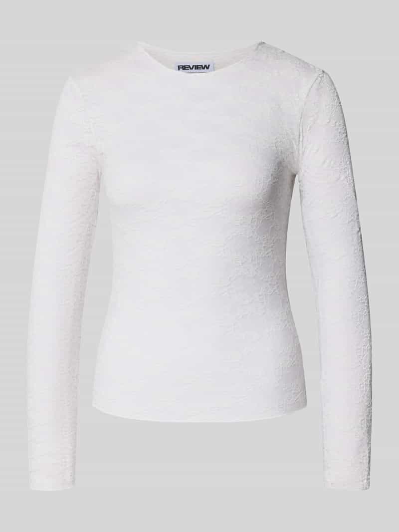 Shirt met lange mouwen van florant kant