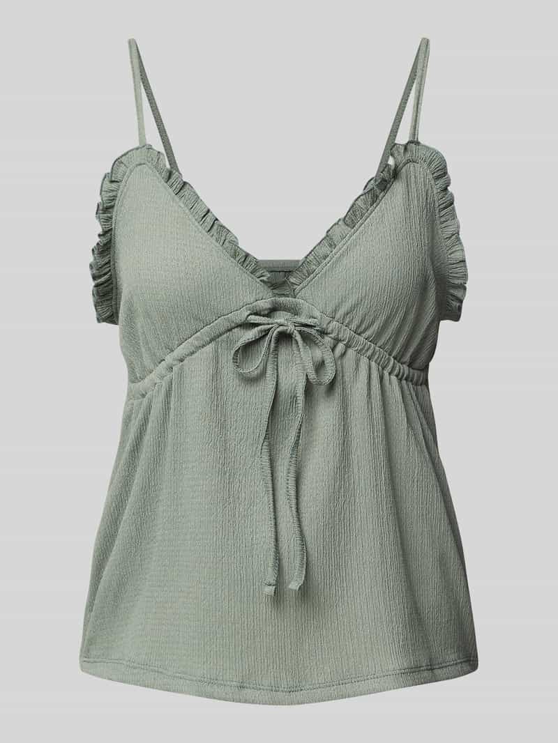 Only Regular fit top met bandjes met tunnelkoord in de taille model 'HILLARY'
