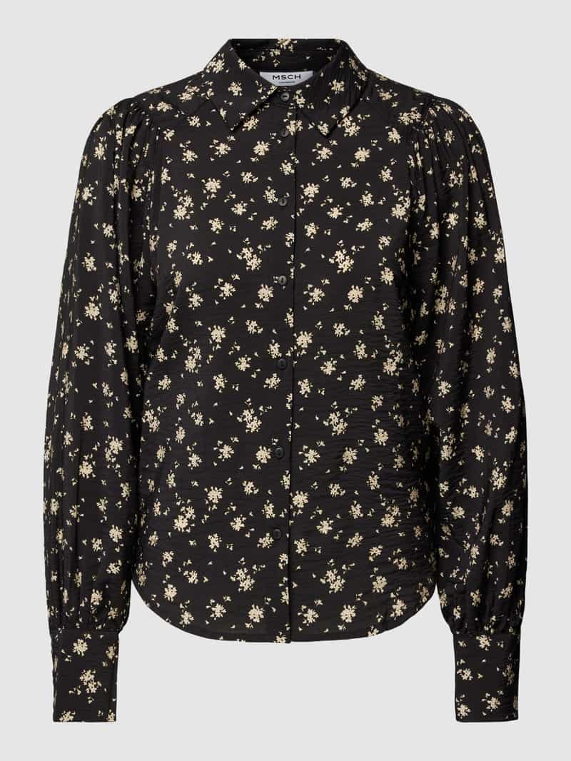 MSCH Copenhagen Overhemdblouse met bloemenmotief model 'Nathasia'