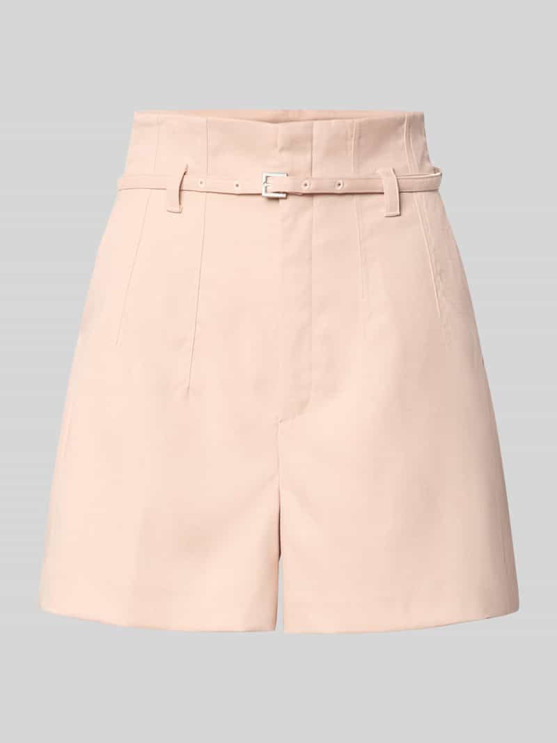 Gestuz Korte broek met stoffen riem model 'manu'