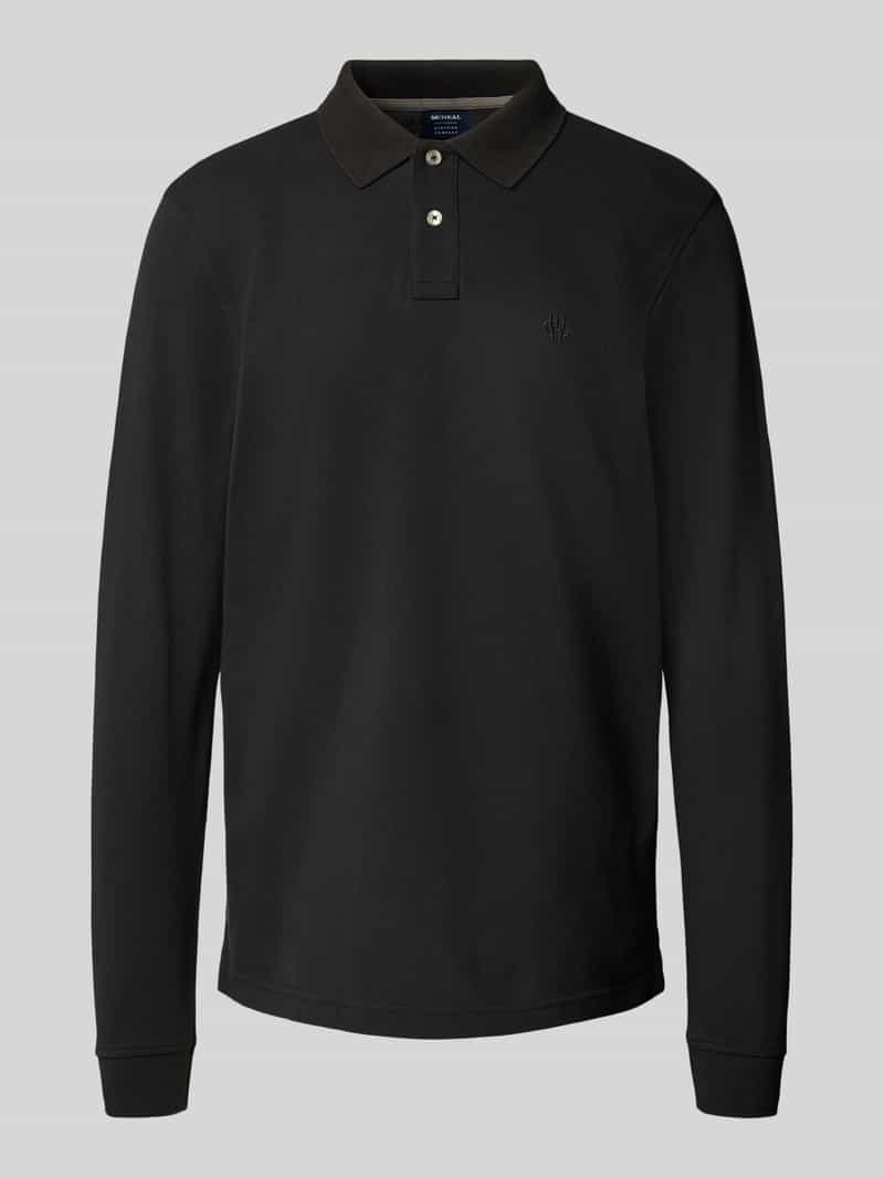 MCNEAL Regular fit poloshirt met labelstitching