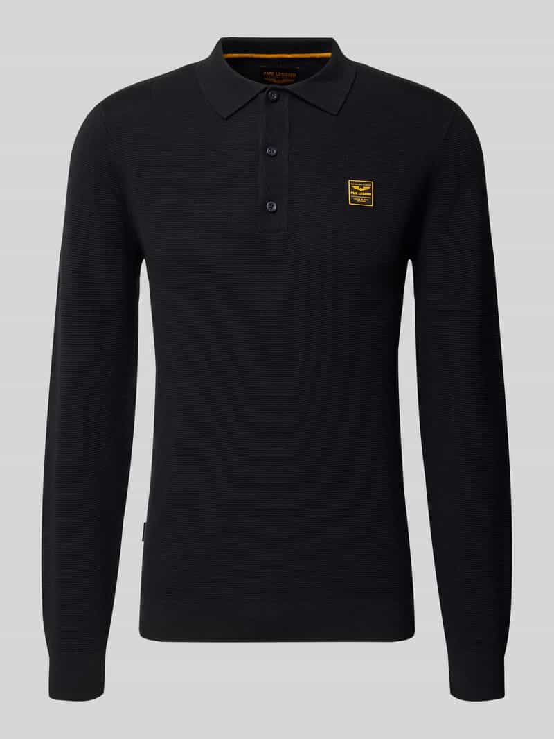 PME Legend Gebreide pullover met polokraag