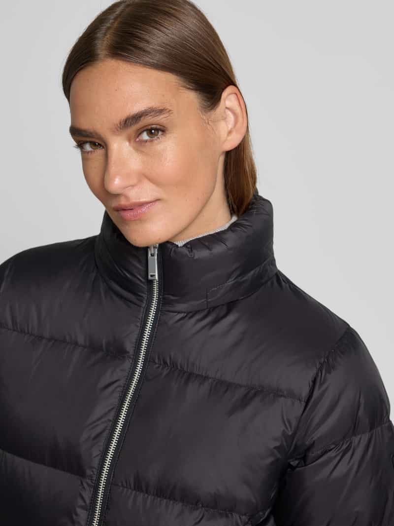 Calvin Klein Womenswear Gewatteerd jack met opstaande kraag en tweewegsritssluiting