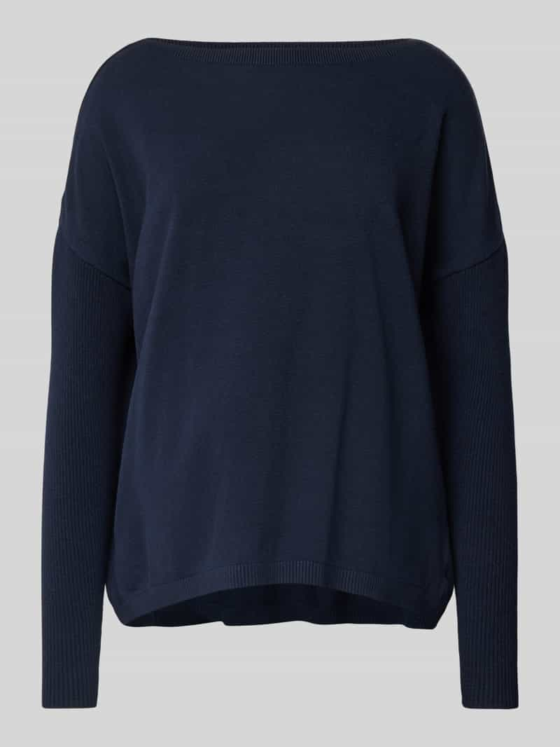 MORE & MORE Gebreide pullover met boothals