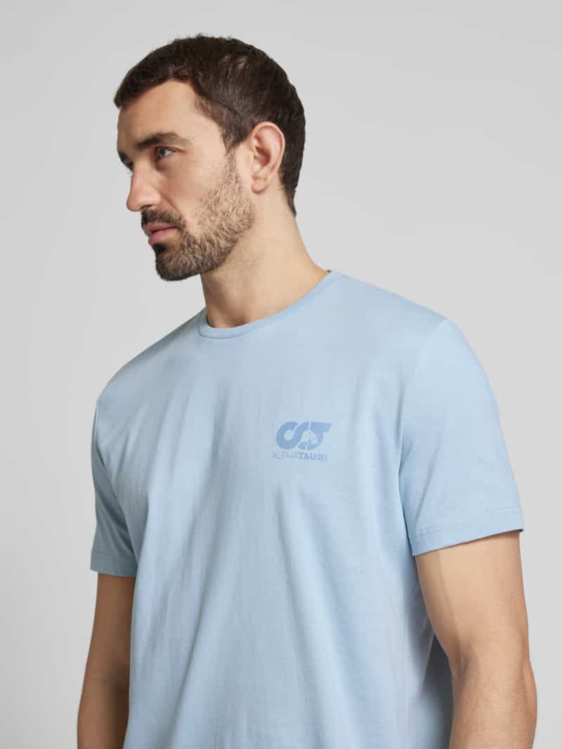 AlphaTauri T-shirt met labelprint model 'JUMMO'