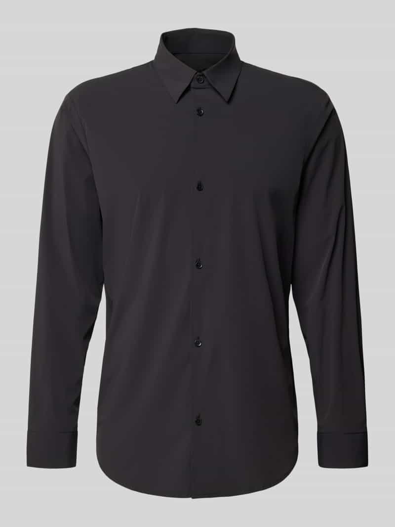 Armani Exchange Regular fit vrijetijdsoverhemd met kentkraag