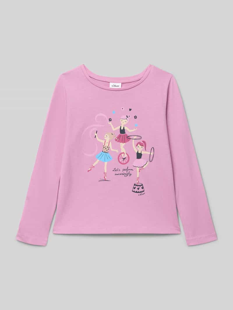 s.Oliver RED LABEL Regular fit shirt met lange mouwen van puur katoen