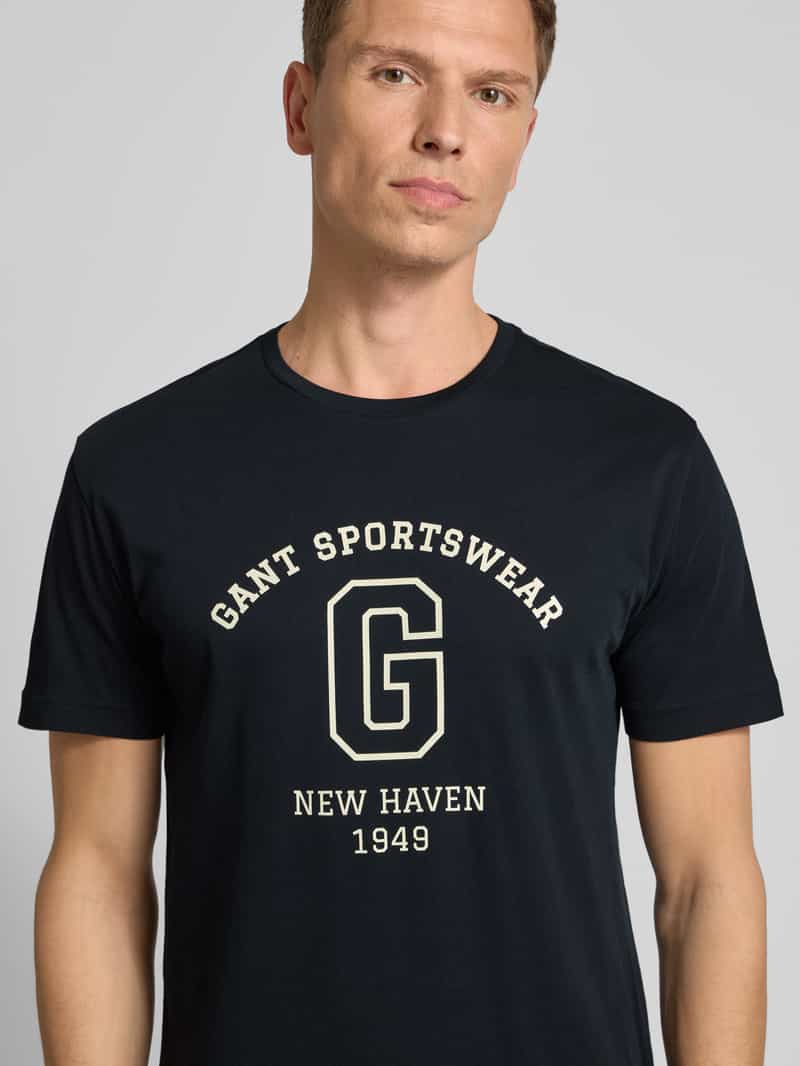 Gant T-shirt met labelprint