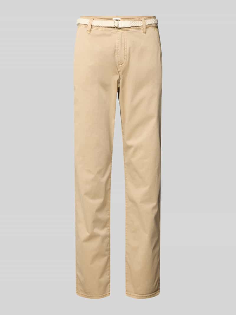 s.Oliver RED LABEL Regular fit chino van katoenmix