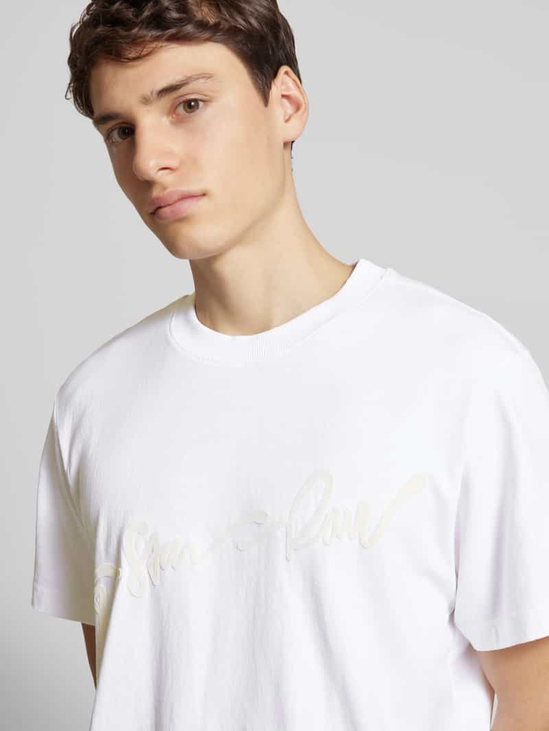 G-Star Raw Loose fit T-shirt met labelprint model 'Flock'