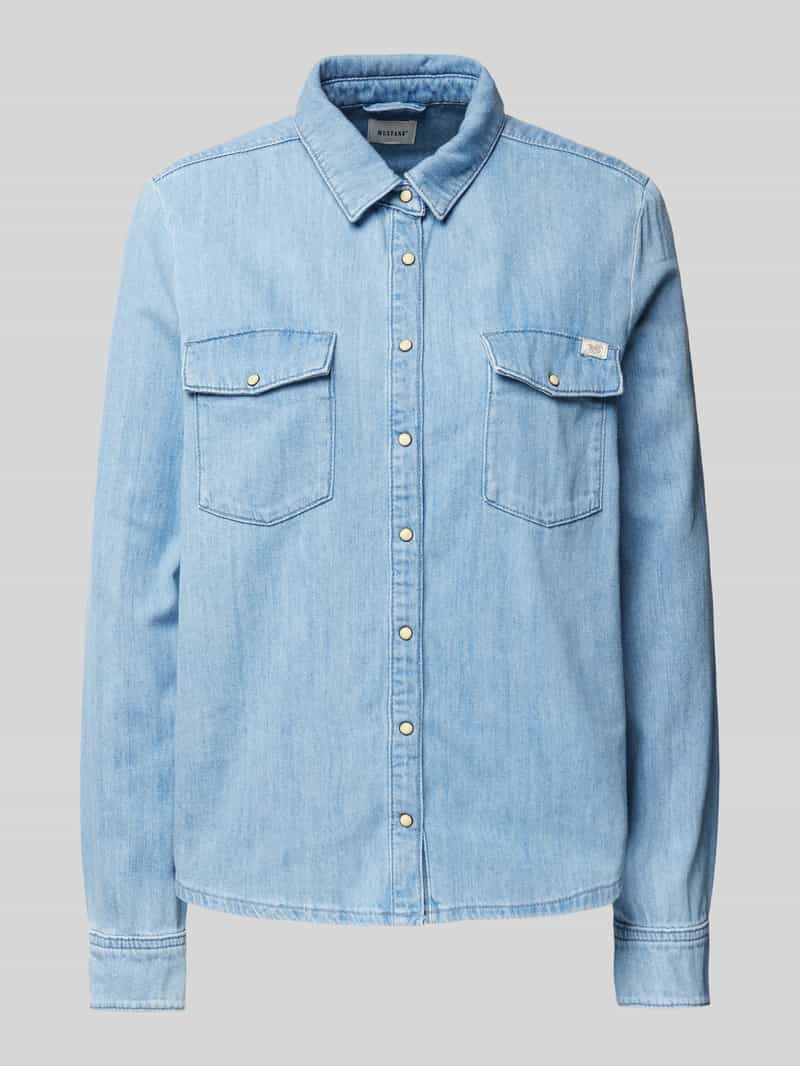 mustang Regular fit jeansblouse met borstzakken model 'Style Sedana'