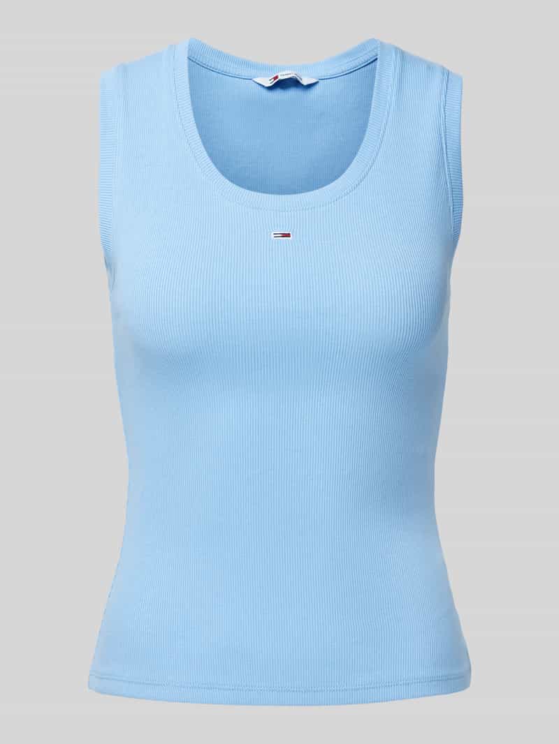 Tommy Jeans Tanktop met boothals model 'ESSENTIALS'