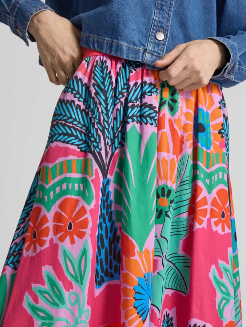 milano italy Midirok met elastische band met label