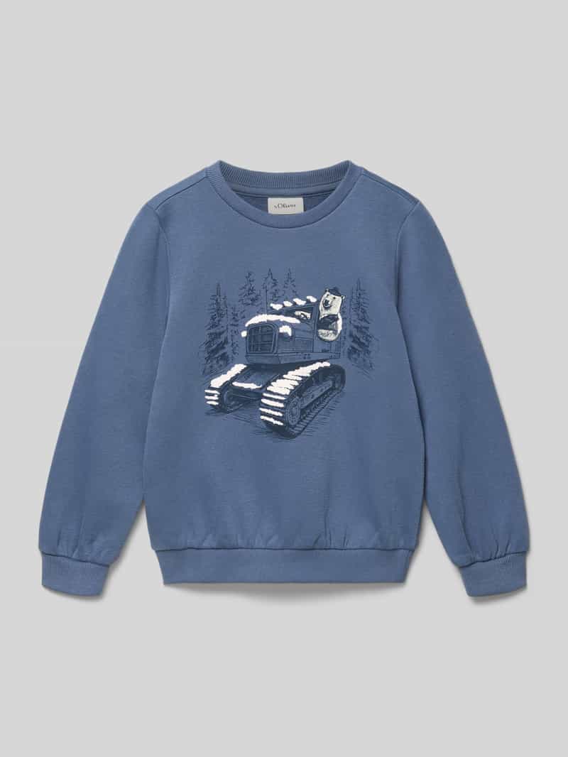 s.Oliver RED LABEL Regular fit pullover van katoenmix