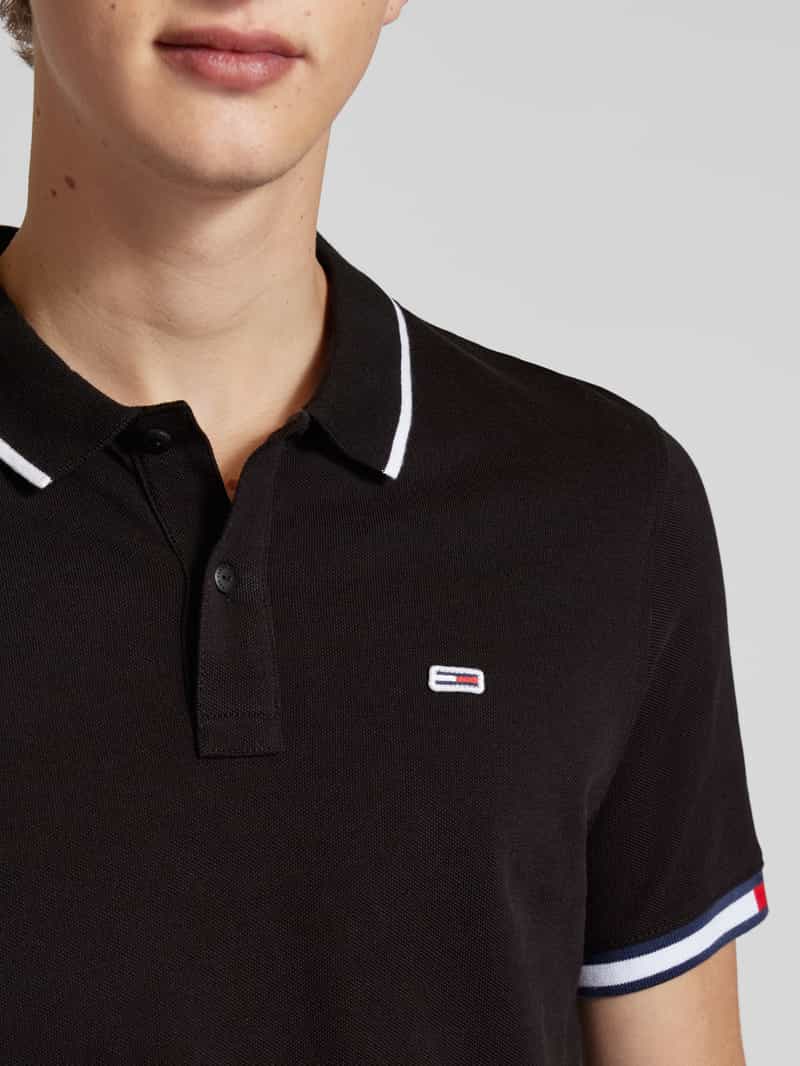 Tommy Jeans Poloshirt met labelstitching