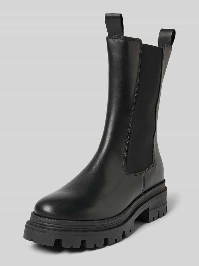 Tamaris Chelsea-boots blokhak, instaplaarzen, korte laarzen, stretchinzetten aan beide zijden