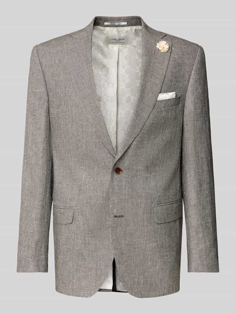 carl gross Regular fit colbert van hoogwaardige linnenmix model 'TANNON'
