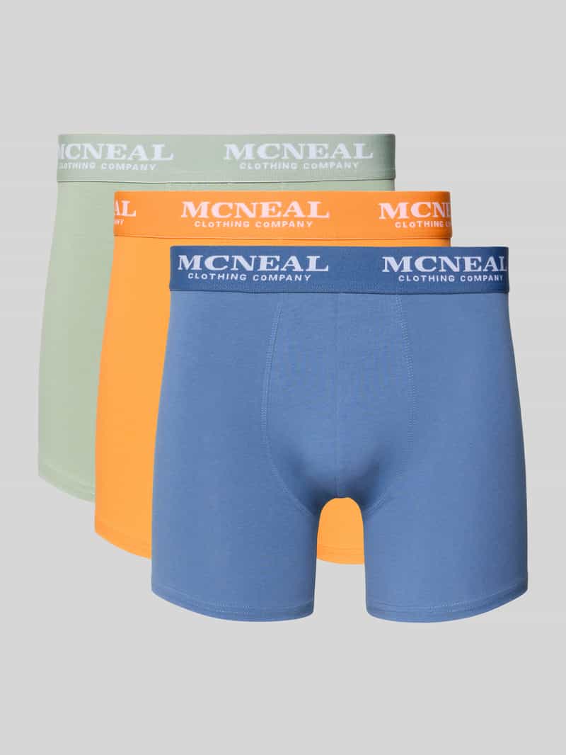 Slim fit boxershort met logodetail in Set van 3