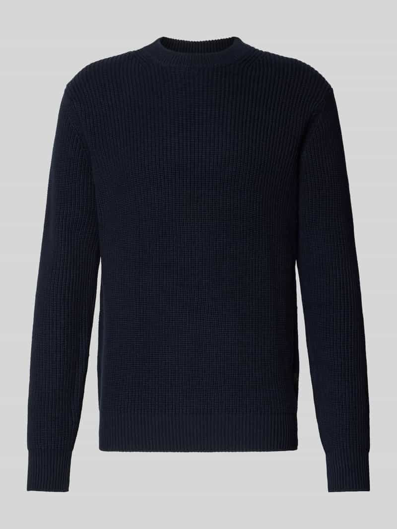 Replay Gebreide pullover met ribboorden