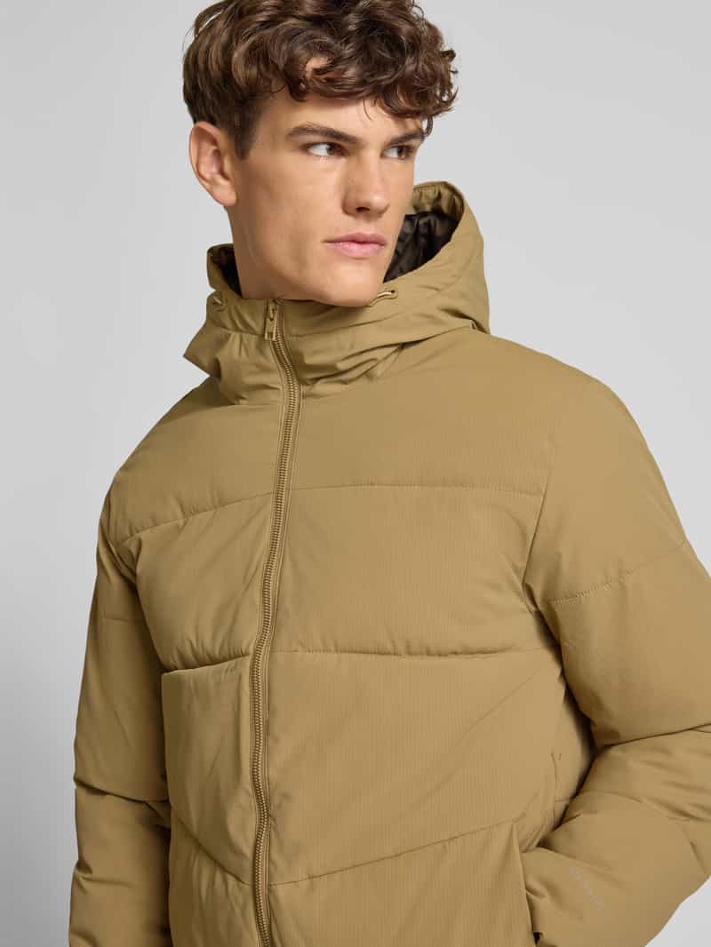 jack & jones Gewatteerd jack met capuchon