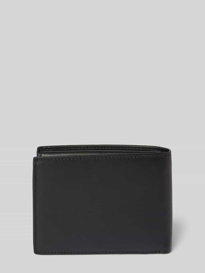 VALENTINO BAGS Leren portemonnee met labeldetail model 'MANDRIN'