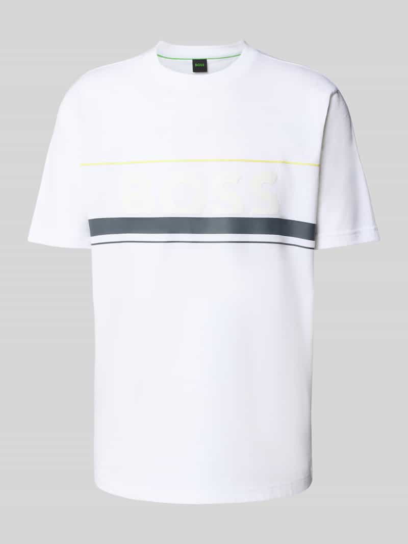 BOSS Green Regular fit T-shirt van puur katoen model 'ICONIC ZONE'