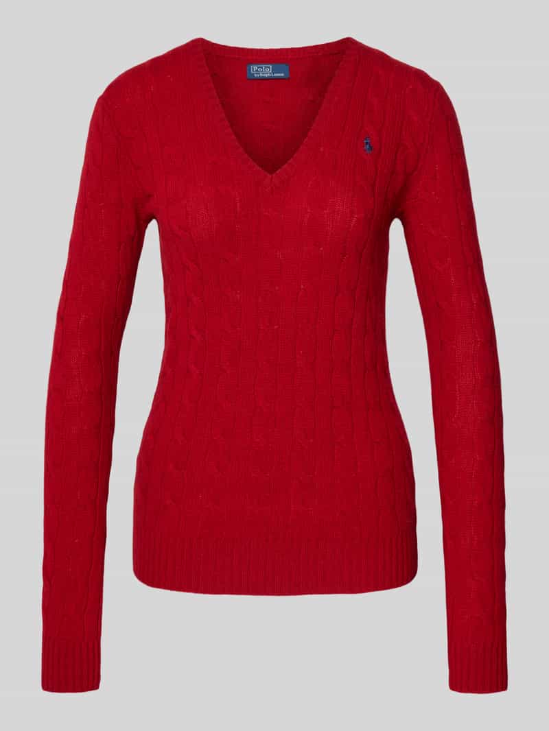 Polo Ralph Lauren Gebreide pullover van een mix van wol en kasjmier model 'KIMBERLY'