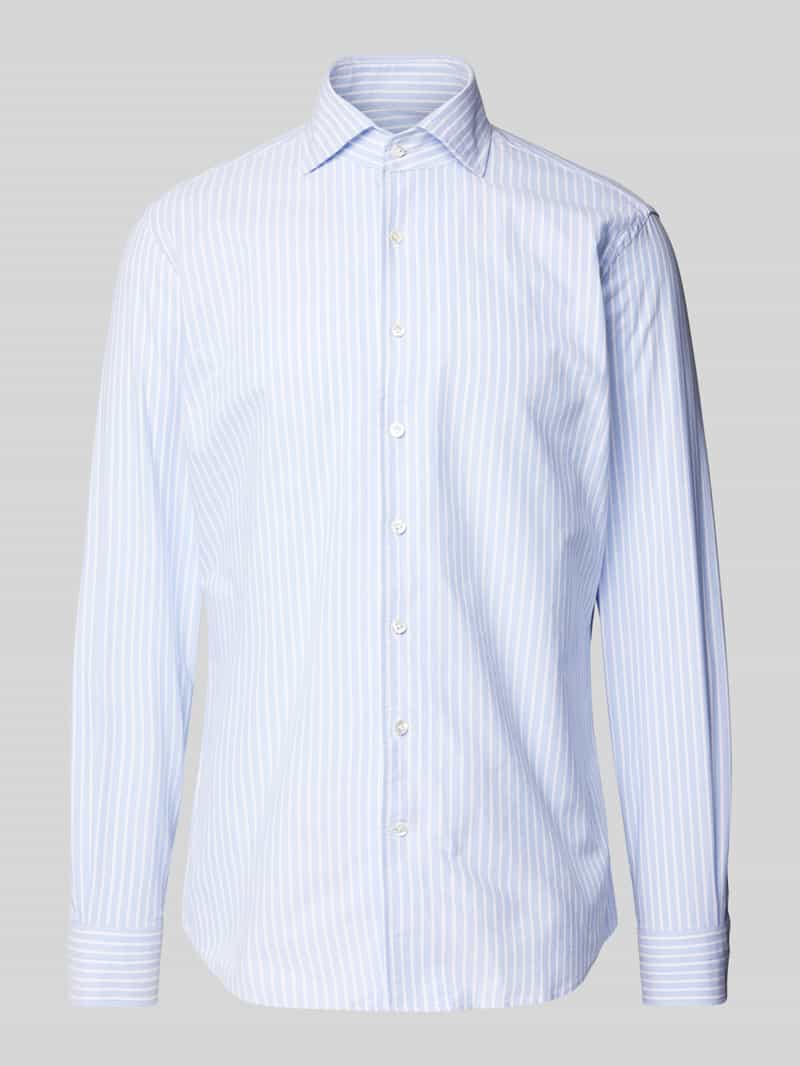Profuomo Regular fit vrijetijdsoverhemd met kentkraag