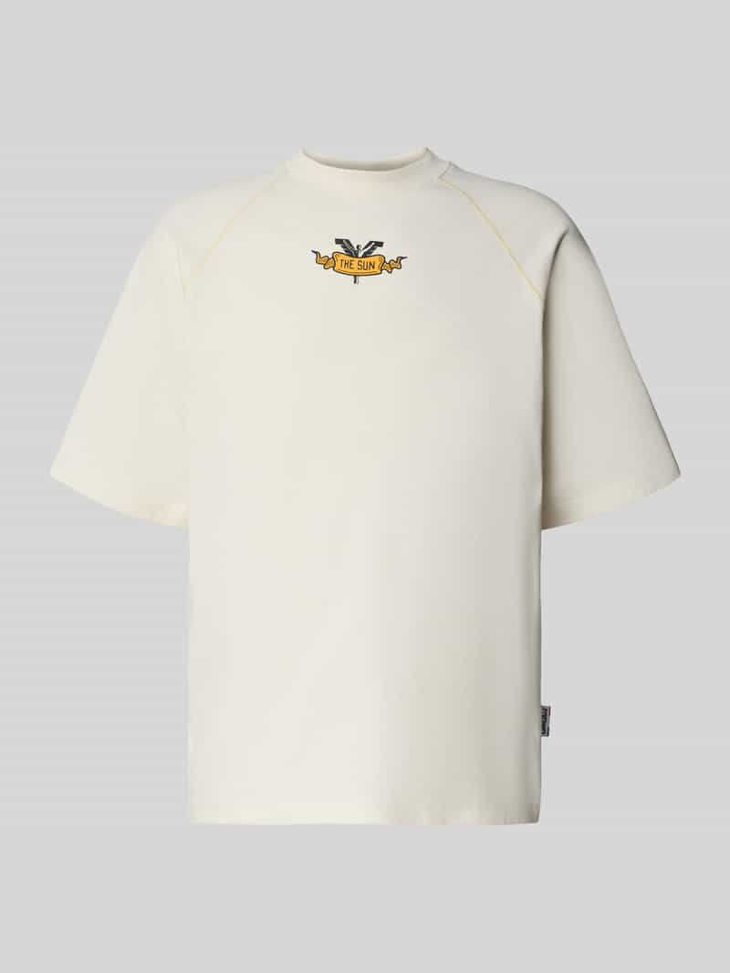 carlo colucci Oversized T-shirt met labelprint