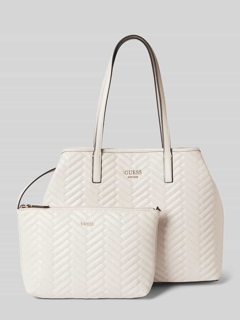 Guess Handtas met doorgestikte naden model 'VIKKY II'