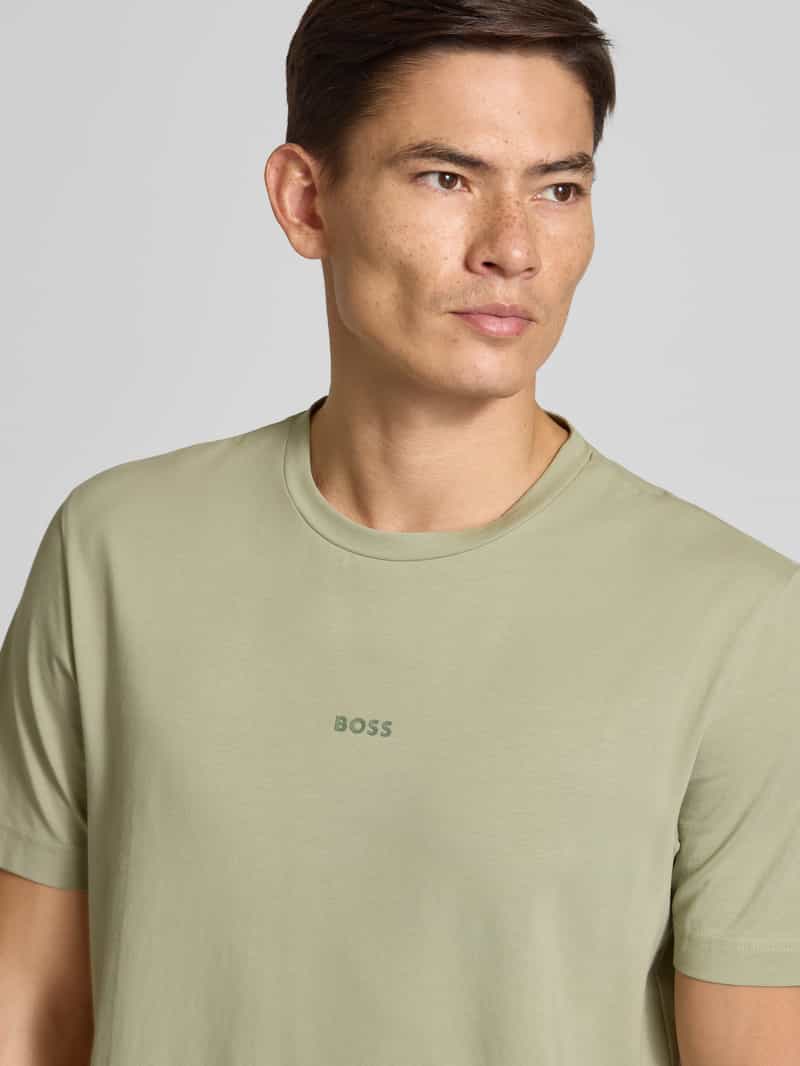 Boss Orange Regular fit T-shirt van katoenmix