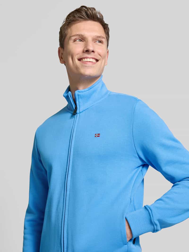 Napapijri Sweatjack met opstaande kraag model 'BALIS'