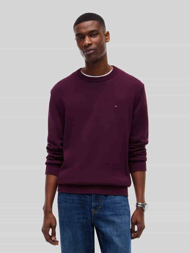 Tommy Jeans Slim fit pullover van puur katoen