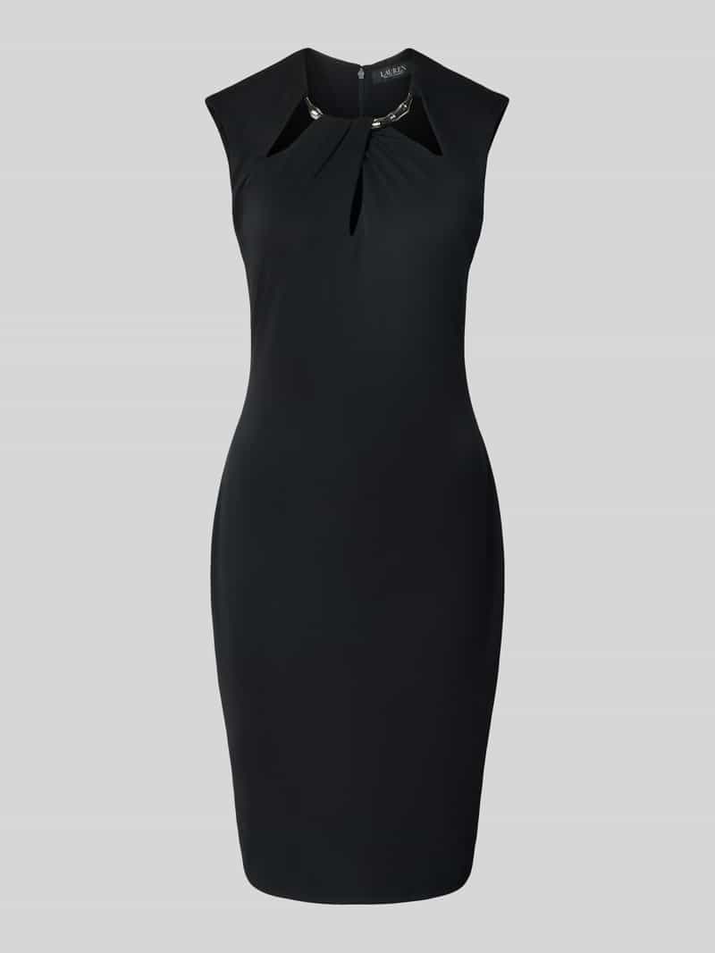 Lauren Ralph Lauren Knielange cocktailjurk met cut-outs