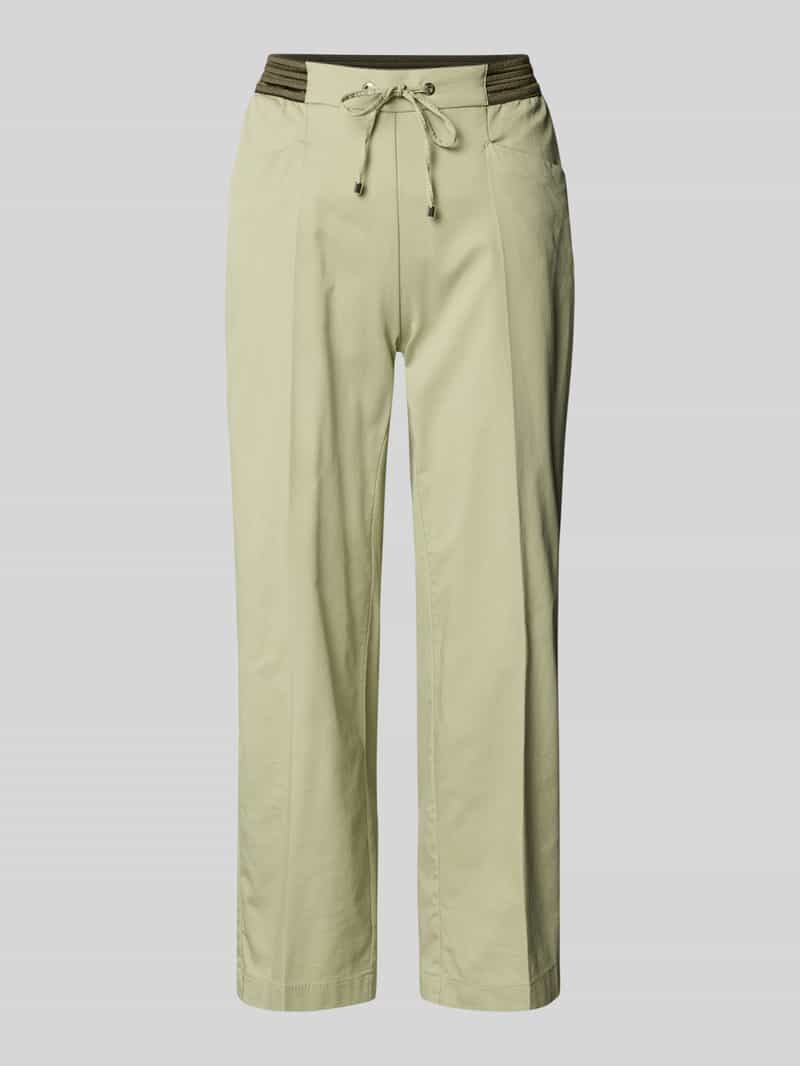 TONI Wide leg stoffen broek met verkort model 'Sue'