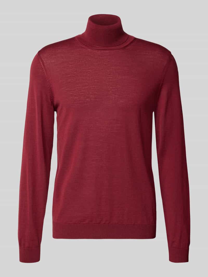Boss Regular fit coltrui van pure scheerwol model 'MUSSO'