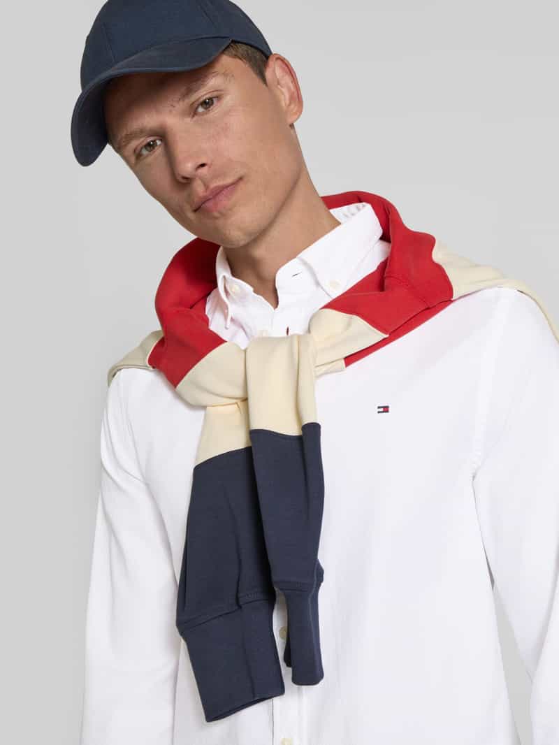Tommy Hilfiger Slim fit vrijetijdsoverhemd van puur katoen