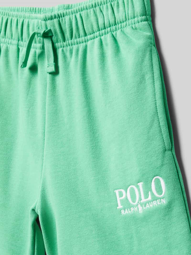 Polo Ralph Lauren Teens Korte broek met elastische band en labelstitching