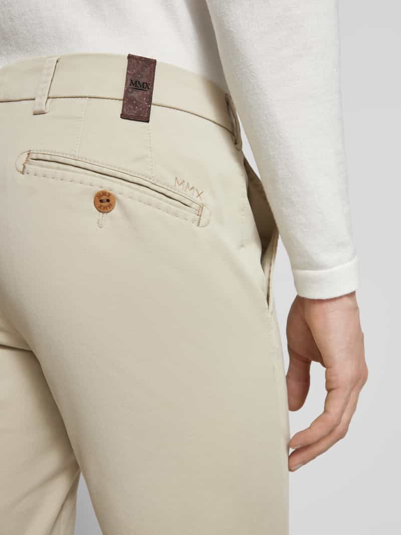 Mmx Regular fit chino met steekzakken model 'LUPUS'