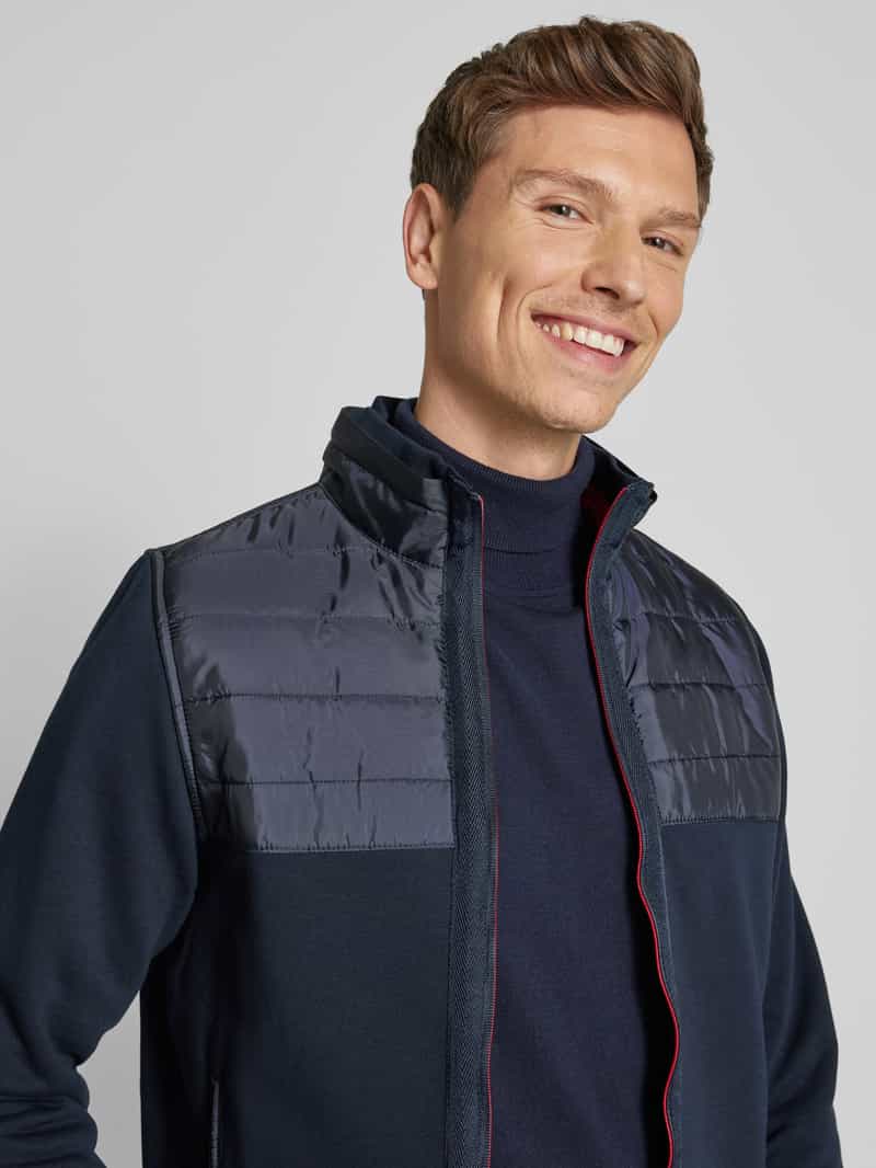Christian Berg Men Sweatjack met opstaande kraag