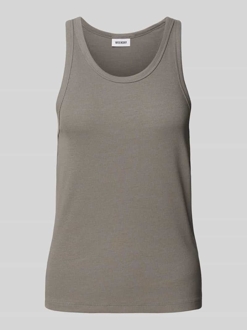 Weekday Tanktop in effen design