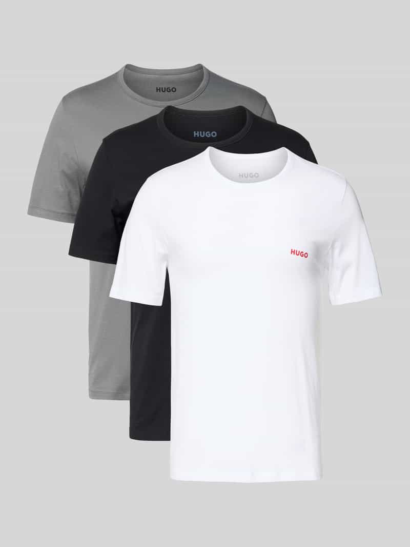 HUGO Regular fit T-shirt in een set van 2 stuks