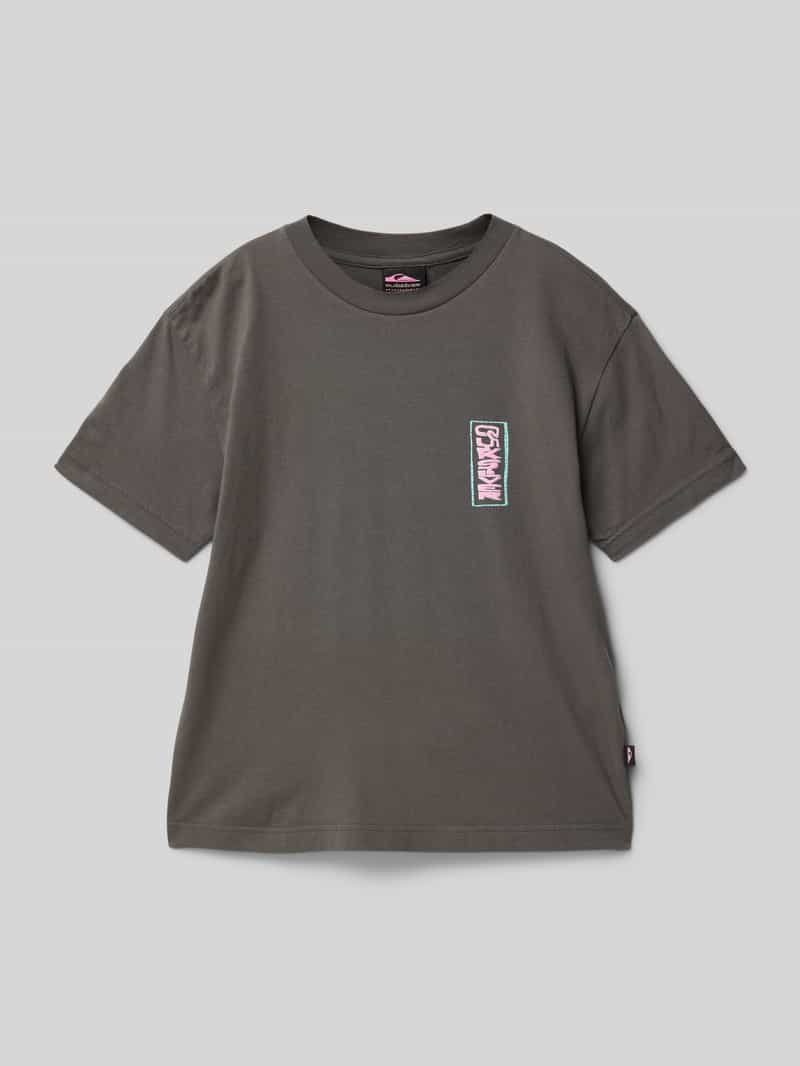 Quiksilver T-shirt met labelprint