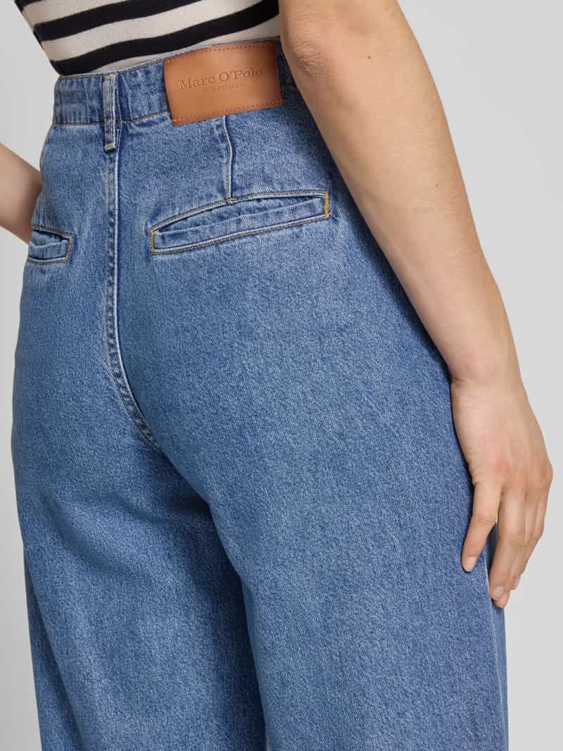 Marc O'Polo Wide leg jeans van een mix van katoen en lyocell