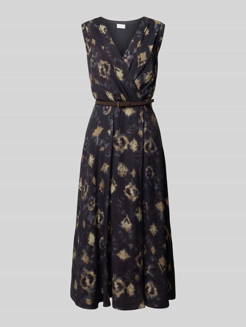 Jake*s Collection Midi-jurk met V-hals