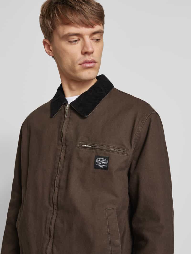 REVIEW Regular fit workwear-jack van puur katoen