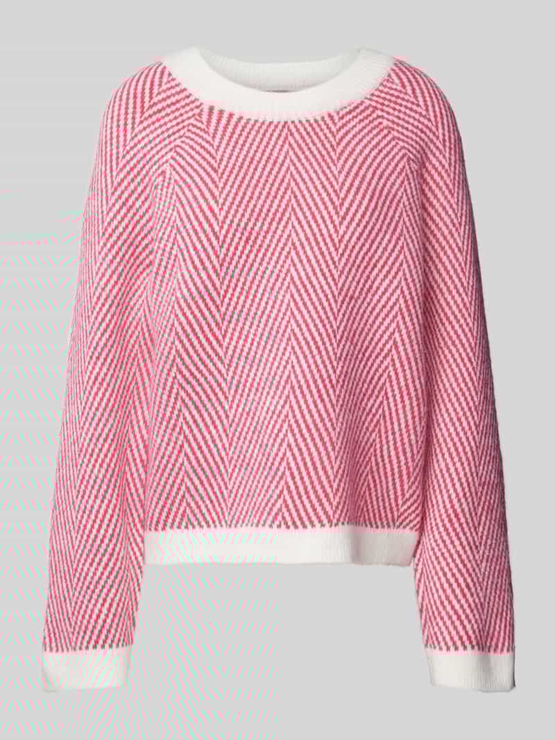 Pieces Regular fit gebreide pullover met wol model 'OLENA'